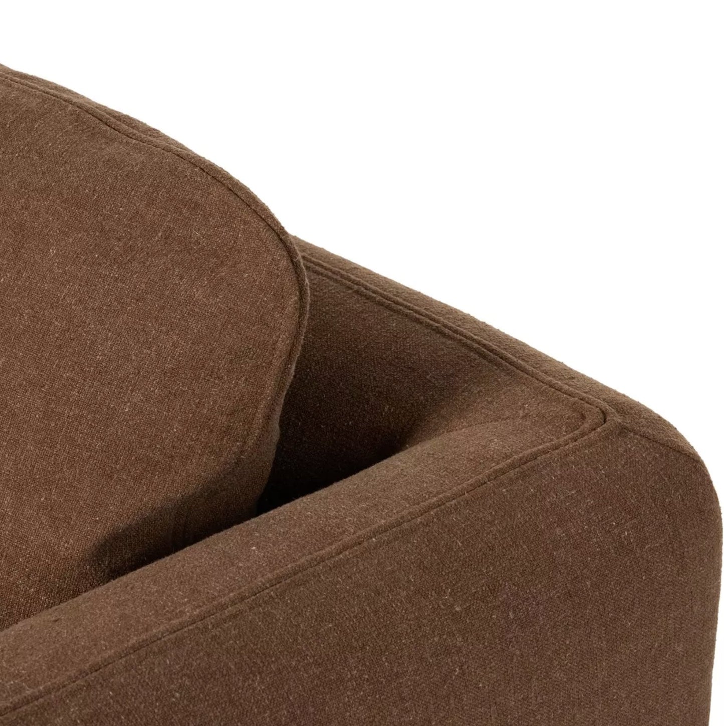 Canapé d'angle 3 pièces Ingel avec pouf