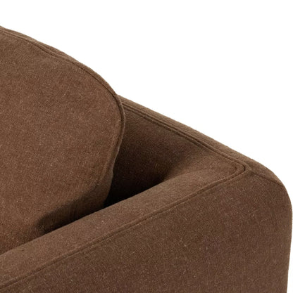 Canapé d'angle 3 pièces Ingel avec pouf