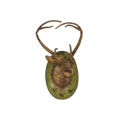 Tête de cerf en fer