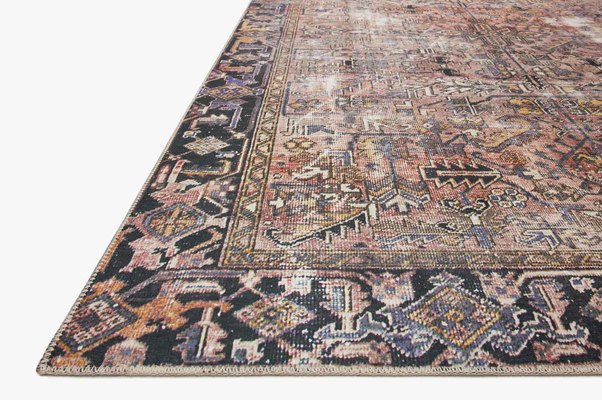 Tapis Chris Loves Julia X Loloi Jules couleur terre cuite/multicolore