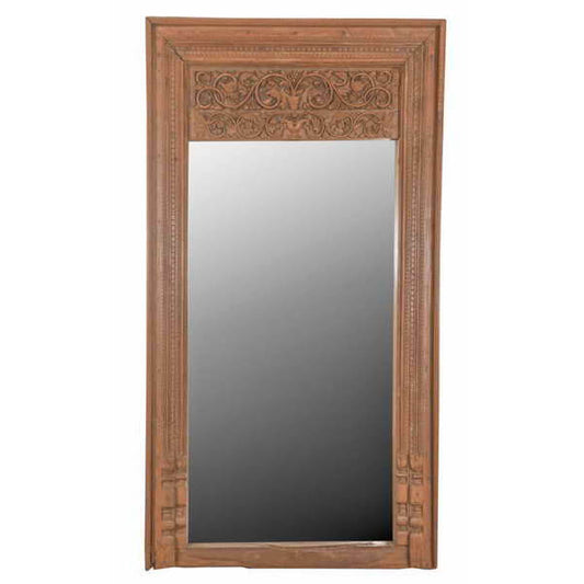 Cadre en teck avec miroir