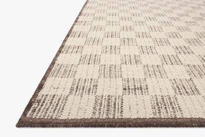 Tapis Brigette Romanek × Loloi Knox en ivoire/moka