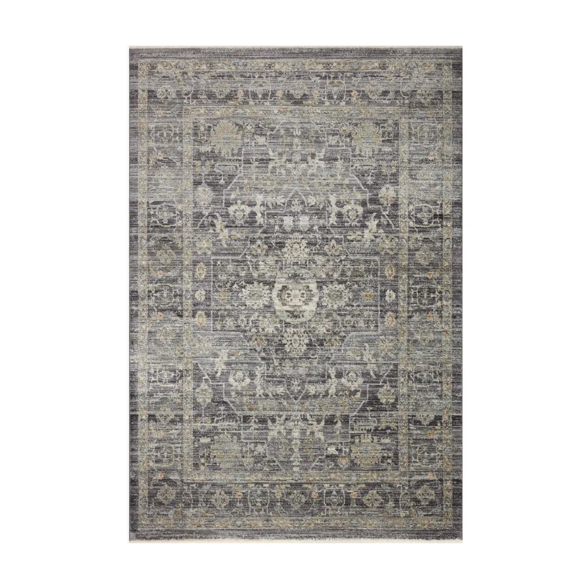 Tapis Jean Stoffer x Loloi Katherine en coloris Midnight/Tobacco