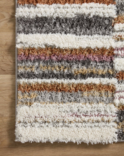 Tapis Levitt couleur ivoire/coucher de soleil