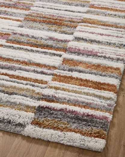 Tapis Levitt couleur ivoire/coucher de soleil