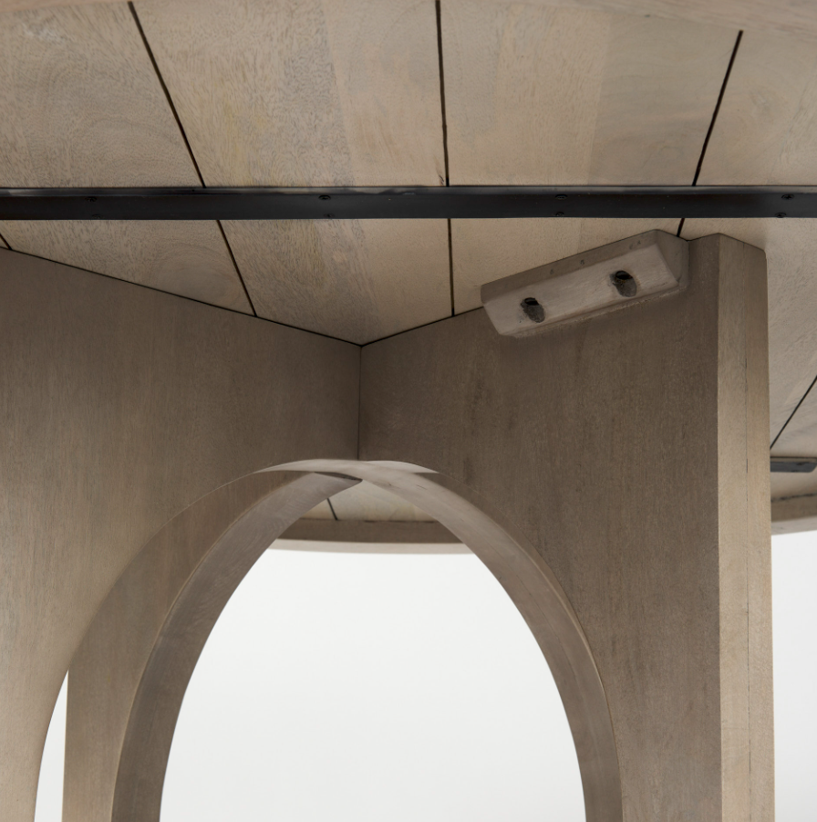 Table de salle à manger ronde Liesl