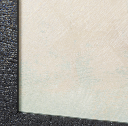 Tableau encadré représentant un paysage solitaire