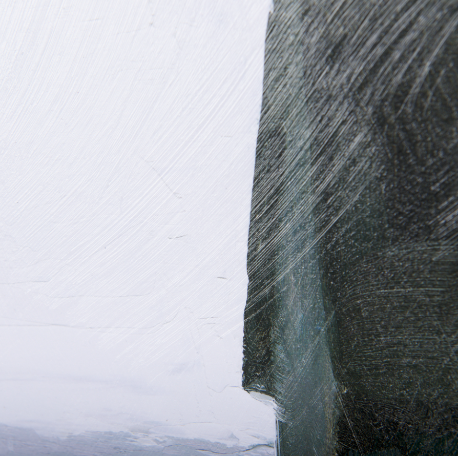 Tableau encadré représentant un paysage solitaire