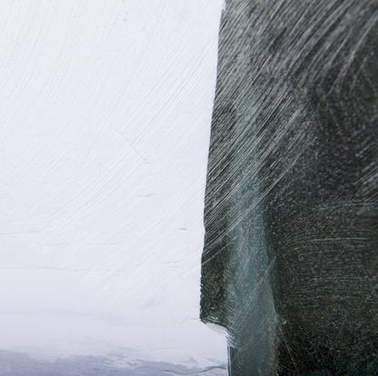 Tableau encadré représentant un paysage solitaire