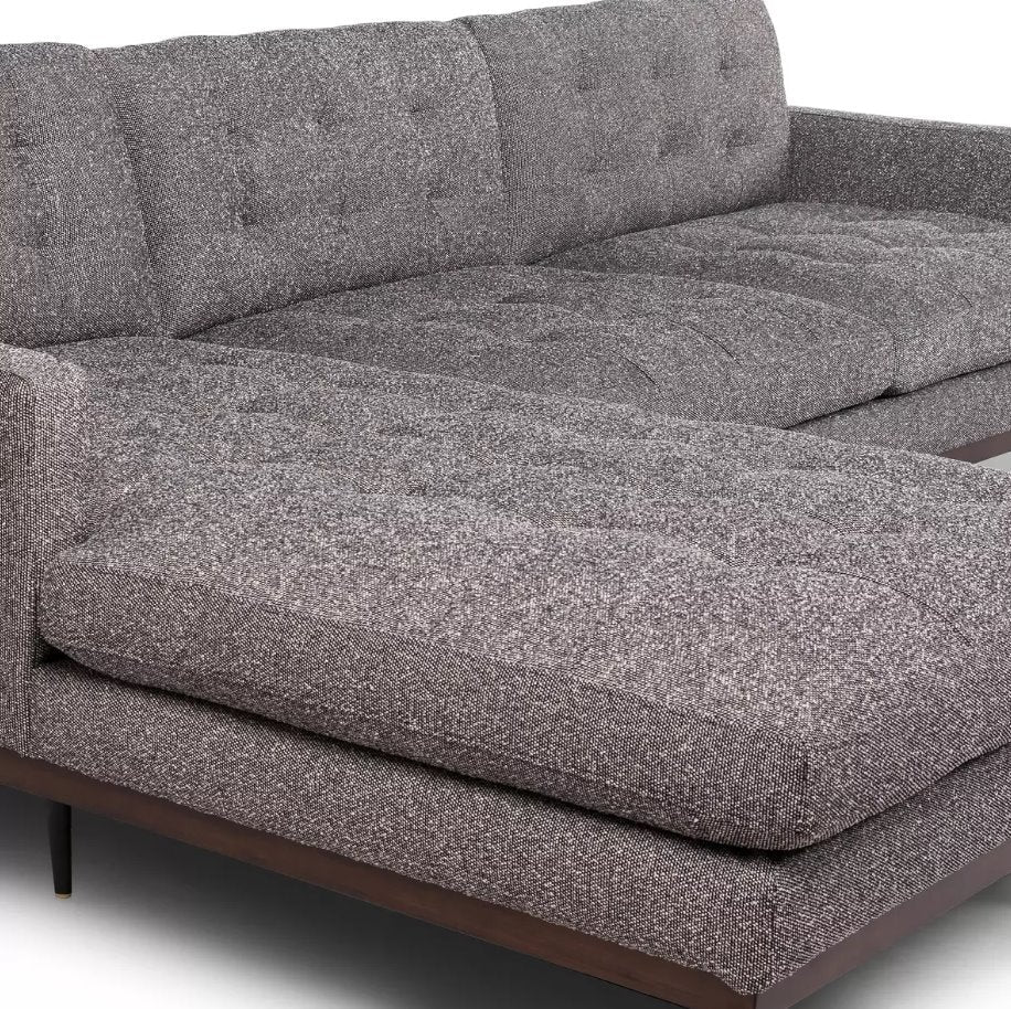 Canapé d'angle rembourré Lexi 2 pièces