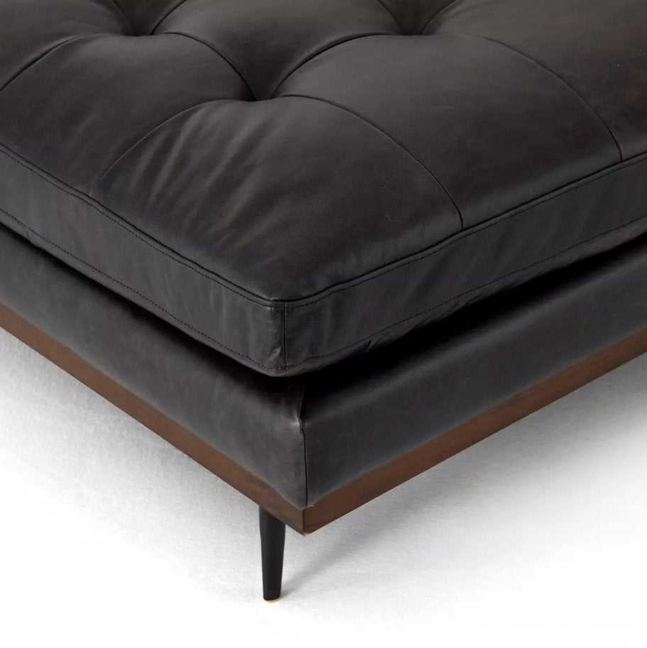 Canapé d'angle Lexi en cuir 2 pièces avec méridienne