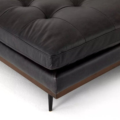 Canapé d'angle Lexi en cuir 2 pièces avec méridienne