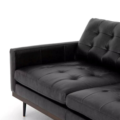 Canapé d'angle Lexi en cuir 2 pièces avec méridienne