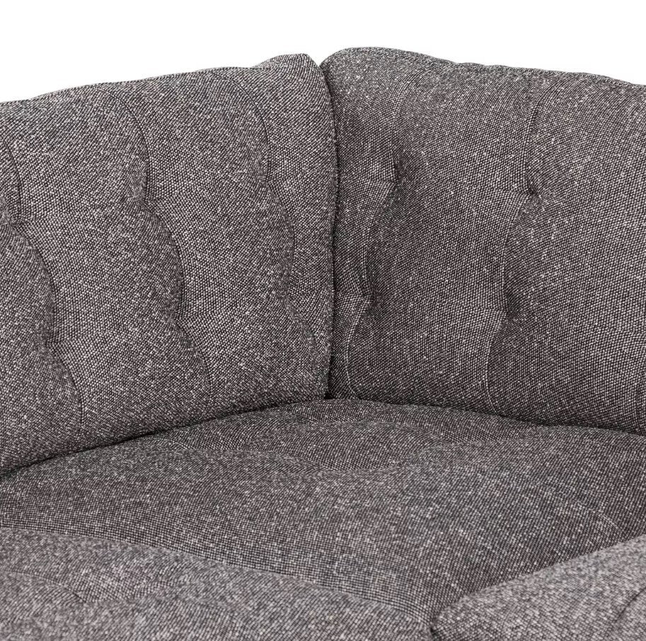 Canapé d'angle en cuir 3 pièces Lexi