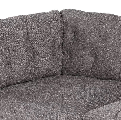 Canapé d'angle en cuir 3 pièces Lexi