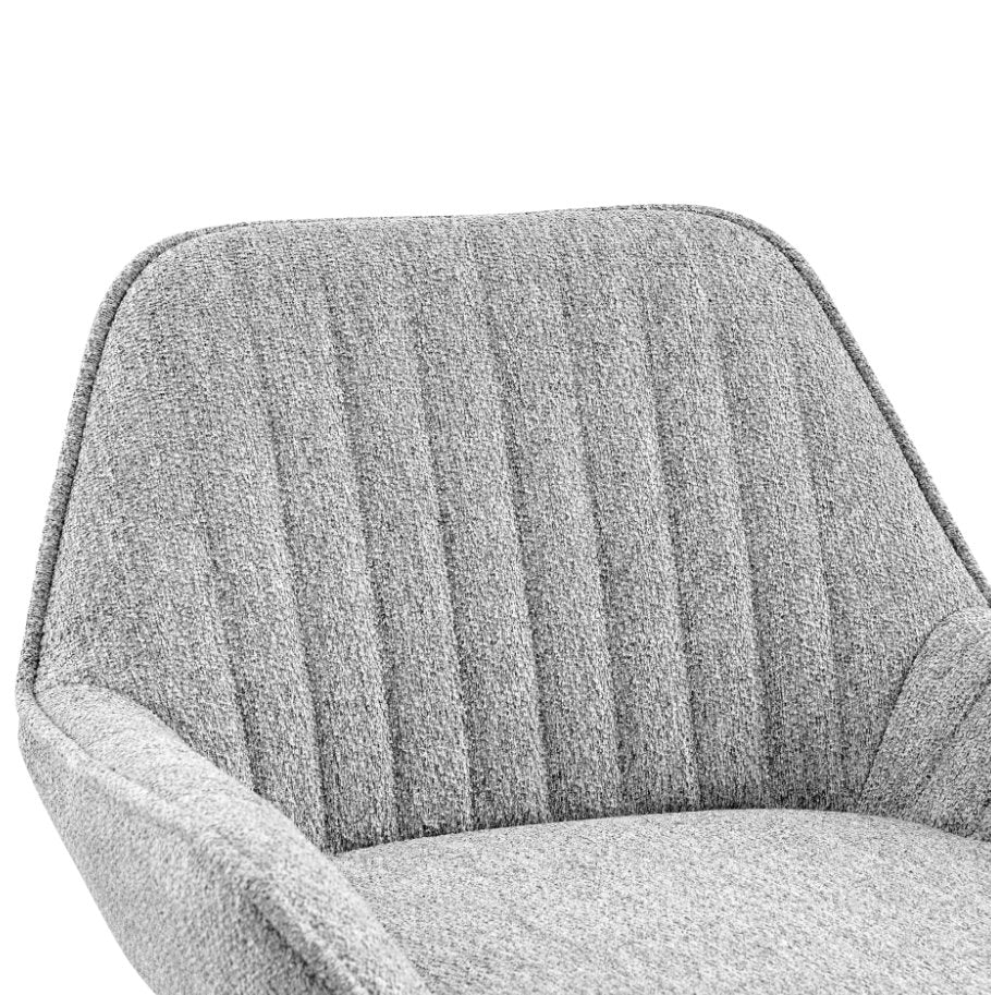 Tabouret de bar pivotant Luther à vérin à gaz