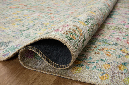 Tapis Rifle Paper Co. X Loloi Maison couleur kaki Grove