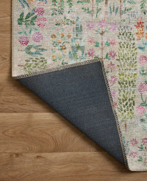 Tapis Rifle Paper Co. X Loloi Maison couleur kaki Grove