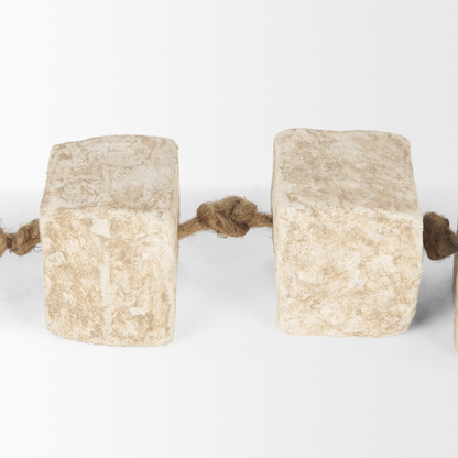 Guirlande de cubes en papier mâché Mala