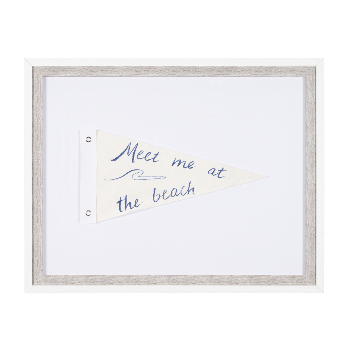 Retrouvons-nous à la plage (affiche encadrée)