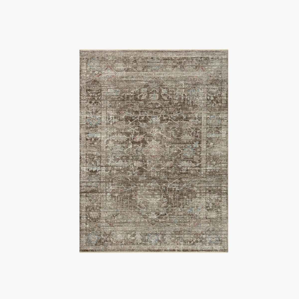 Tapis Magnolia Home par Joanna Gaines × Loloi Millie, coloris anthracite/gris tourterelle