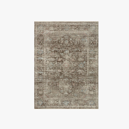 Tapis Magnolia Home par Joanna Gaines × Loloi Millie, coloris anthracite/gris tourterelle