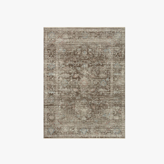Tapis Magnolia Home par Joanna Gaines × Loloi Millie, coloris anthracite/gris tourterelle