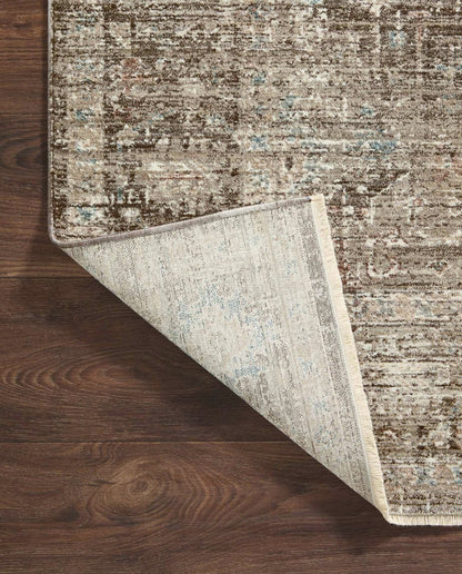 Tapis Magnolia Home par Joanna Gaines × Loloi Millie, coloris anthracite/gris tourterelle