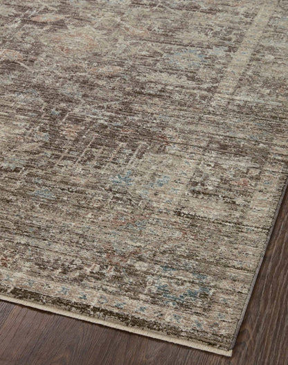 Tapis Magnolia Home par Joanna Gaines × Loloi Millie, coloris anthracite/gris tourterelle