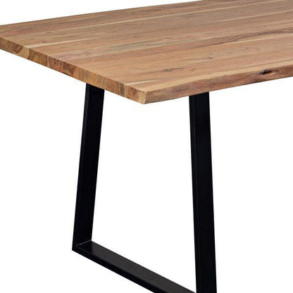 Table à manger en acacia naturel Manzanita