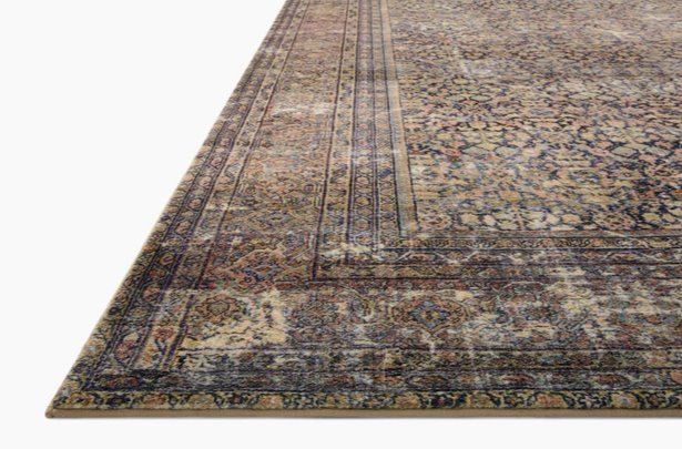 Tapis Amber Lewis x Loloi Morgan en denim/multicolore