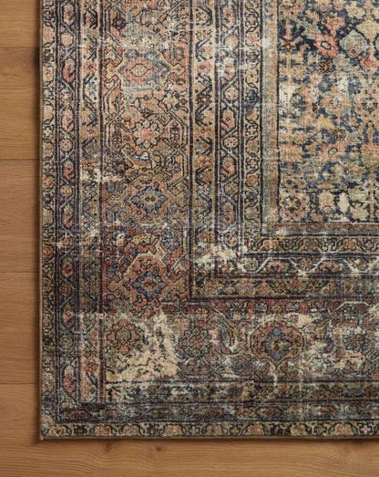 Tapis Amber Lewis x Loloi Morgan en denim/multicolore