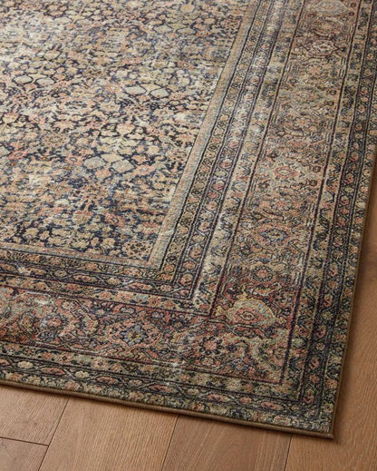 Tapis Amber Lewis x Loloi Morgan en denim/multicolore