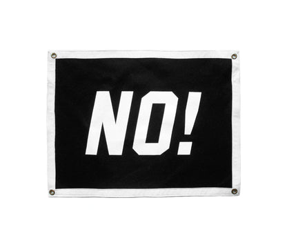 Non ! Drapeau du camp