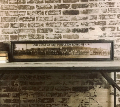 Cadre rétroéclairé Pendleton Cowgirls