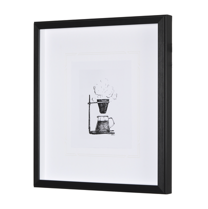 Collection de café - Estampe encadrée