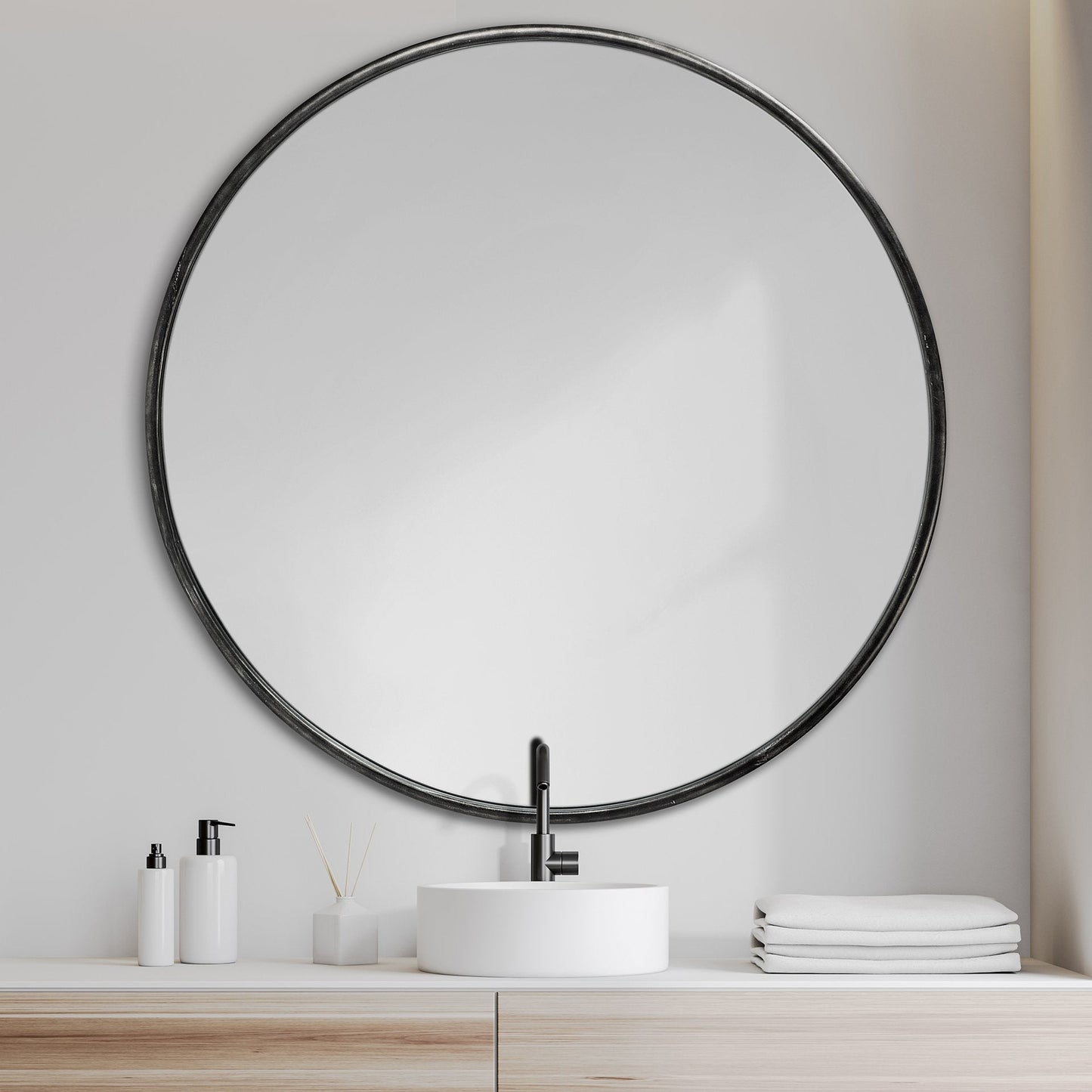 Miroir rond Piper