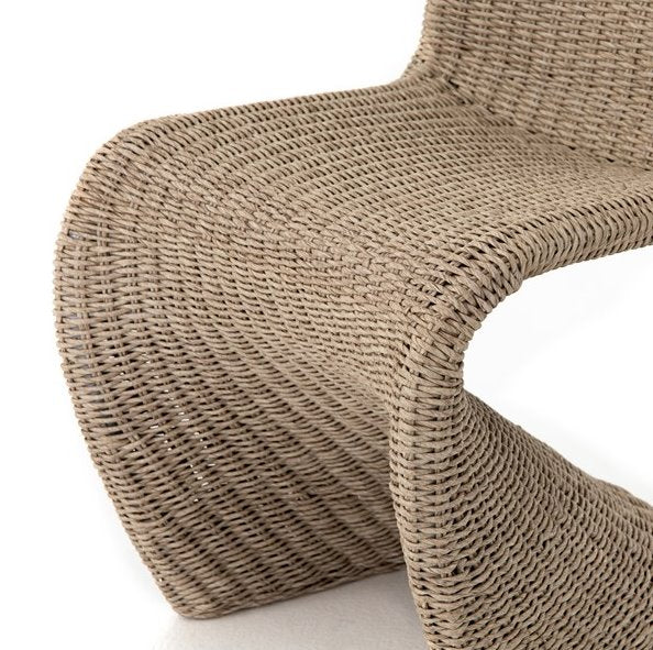 Chaise de salle à manger d'extérieur Portia