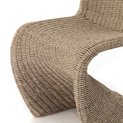 Chaise de salle à manger d'extérieur Portia