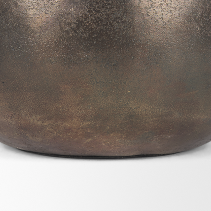 Jardinières en métal texturé Quade