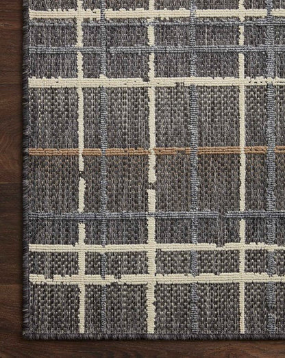 Tapis Rainier couleur anthracite/multicolore