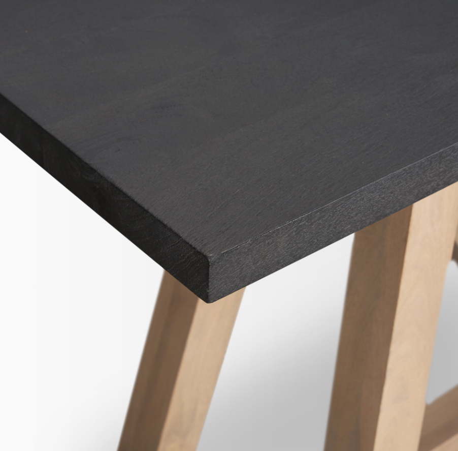 Table console à pieds angulaires Rialto