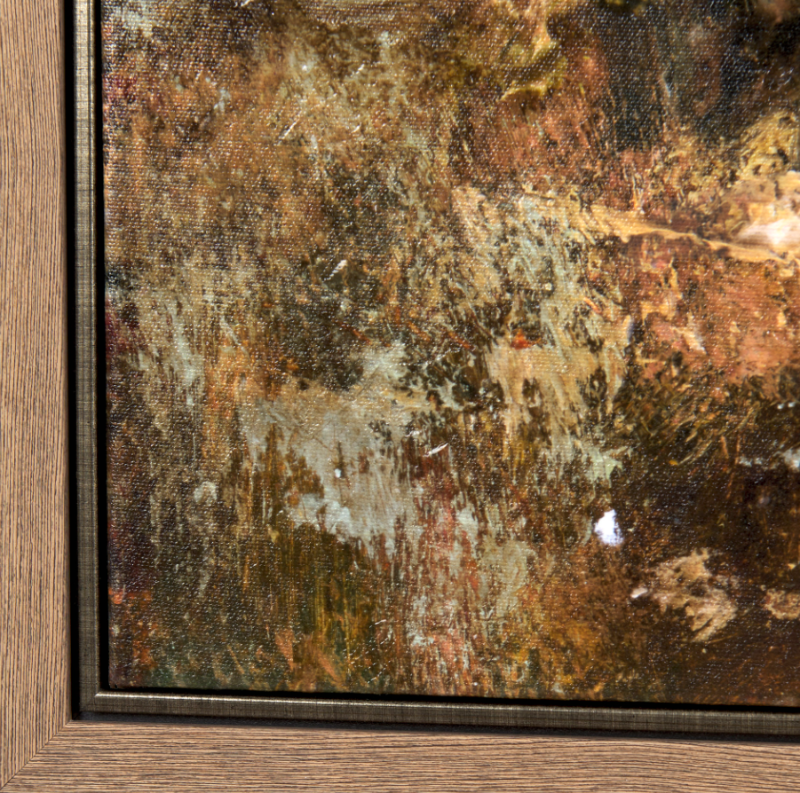 Ensemble de deux tableaux muraux « Vallée de la rivière »