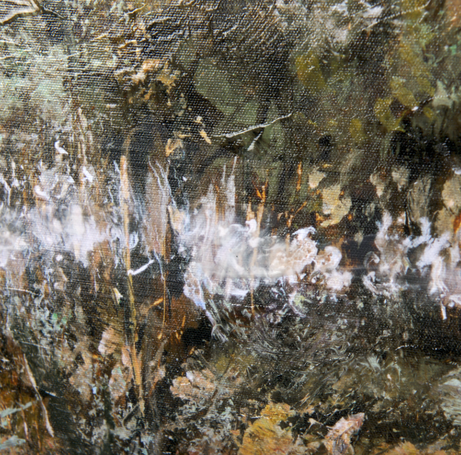 Ensemble de deux tableaux muraux « Vallée de la rivière »