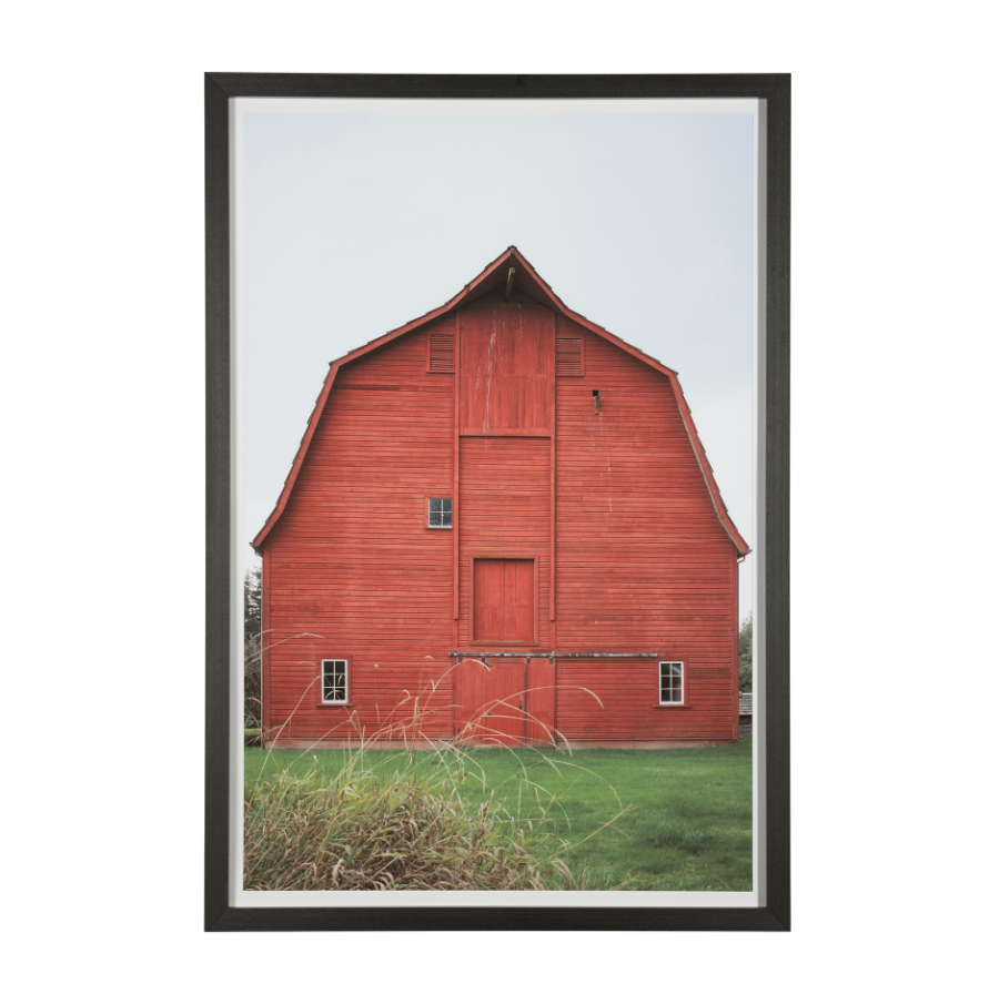 Tableau encadré Red Barn I