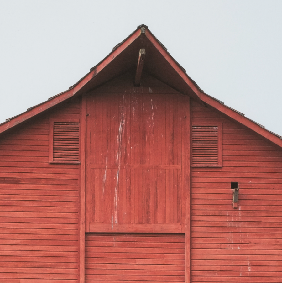 Tableau encadré Red Barn I
