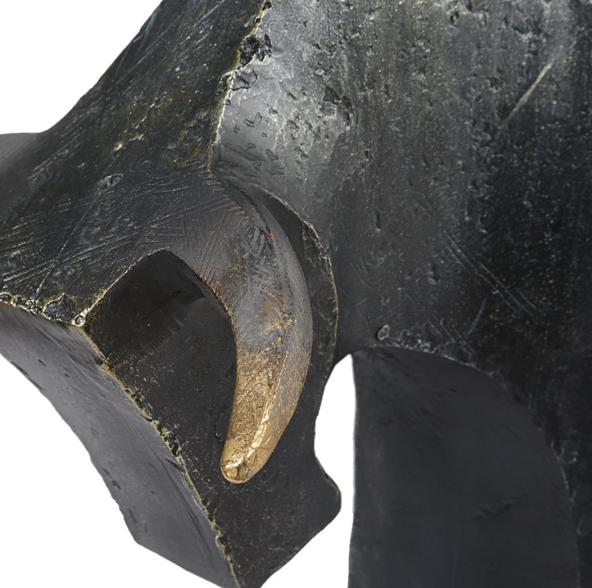 Sculptures de taureaux royaux, ensemble de deux