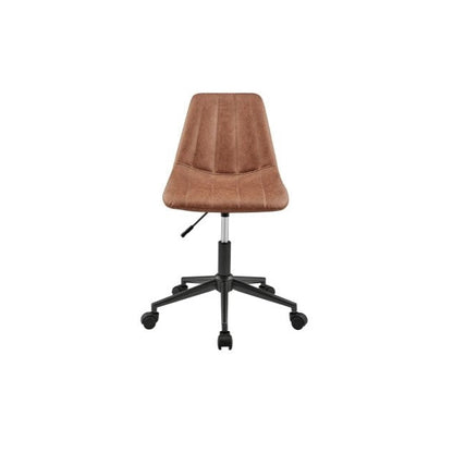 Fauteuil de bureau pivotant Robert en similicuir
