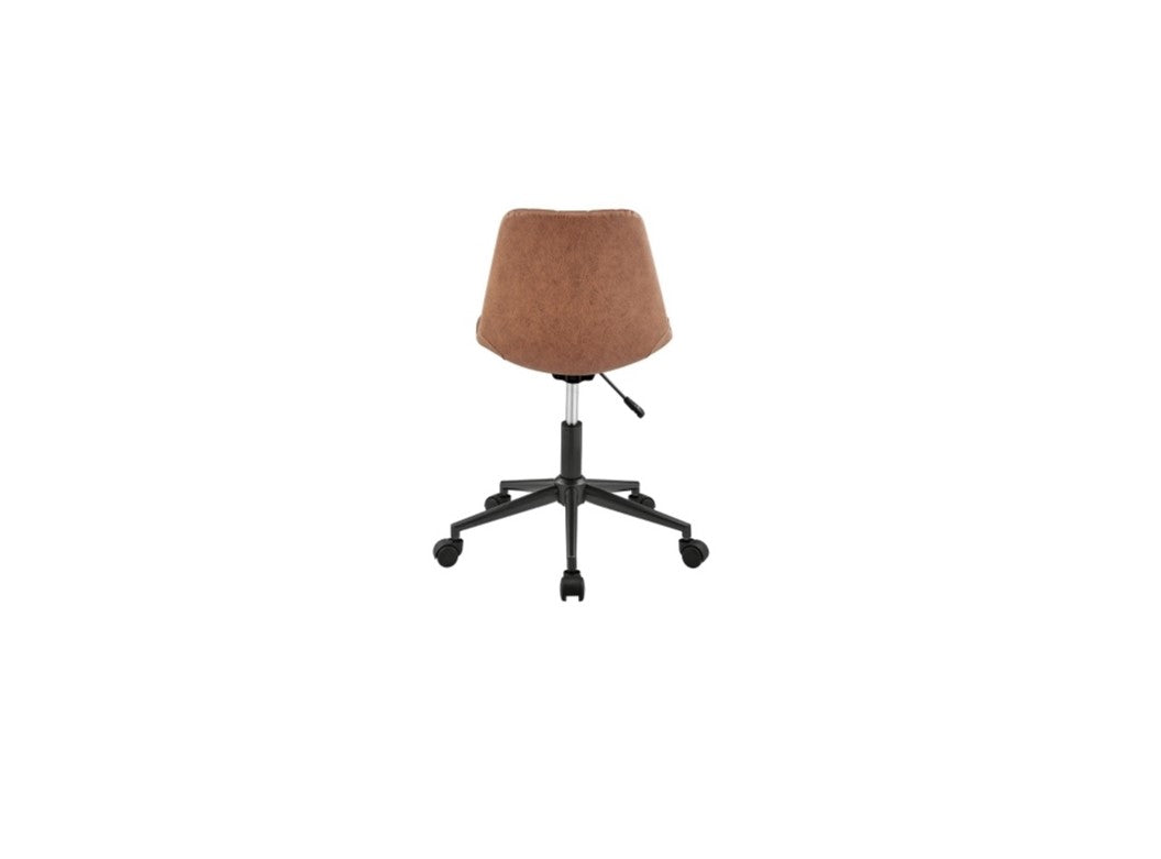 Fauteuil de bureau pivotant Robert en similicuir