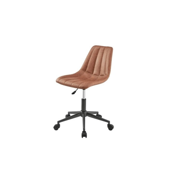 Fauteuil de bureau pivotant Robert en similicuir